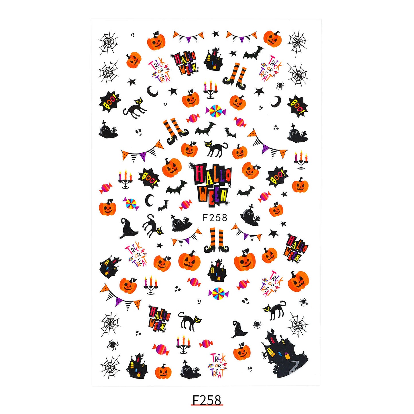 New Nail Sticker Santa Claus Decal Strap Adhesive