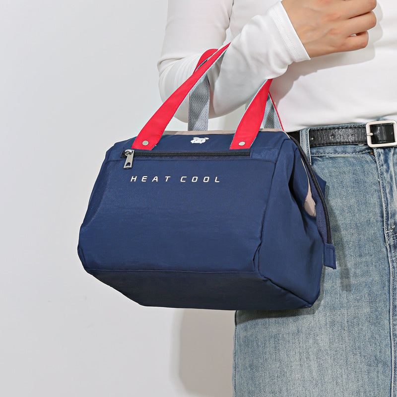 New Japanese Trendy Large Capacity Portable Thick Portable Cosmetic Bag