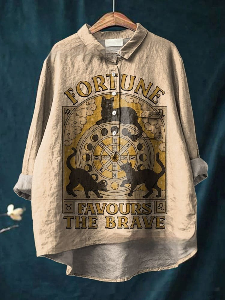 Loose Print Crew Neck Casual Plus Size Women's T-shirt