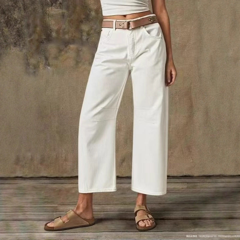 Casual Slim Fit All-matching Straight Jeans