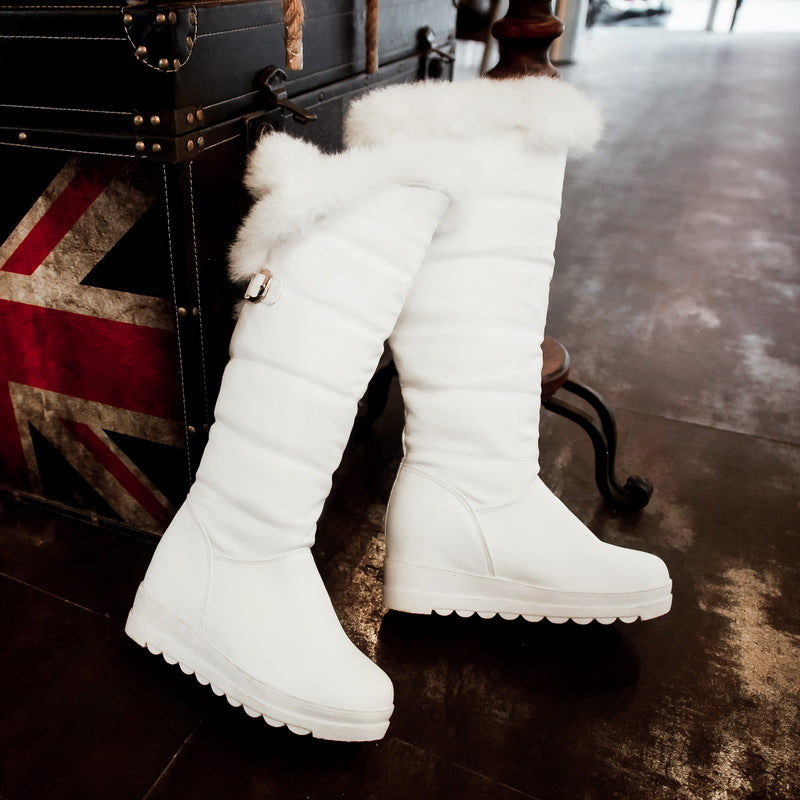 Women's Thick-soled Warm High-top Cotton Boots