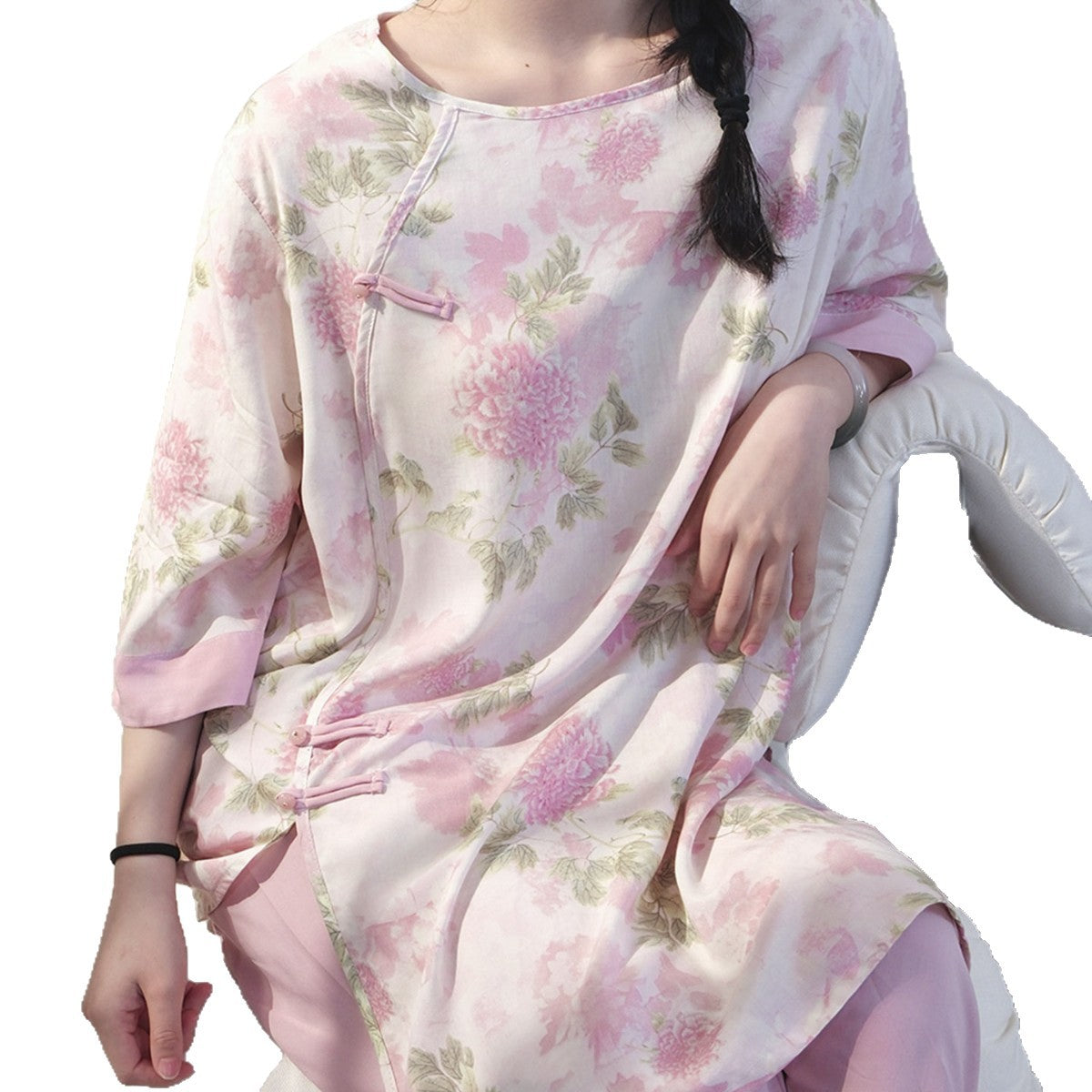 Can Be Worn Outside New National Style Poppin Pajamas Suit