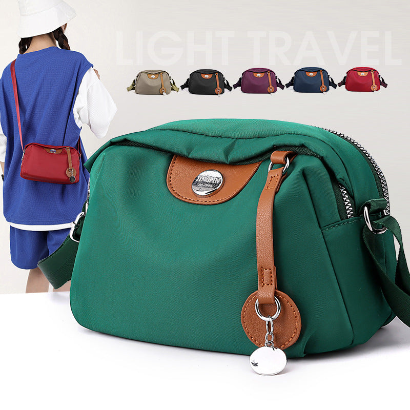 Fashion Nylon Canvas Diagonal Package Casual Oxford Cloth Shoulder Bag
