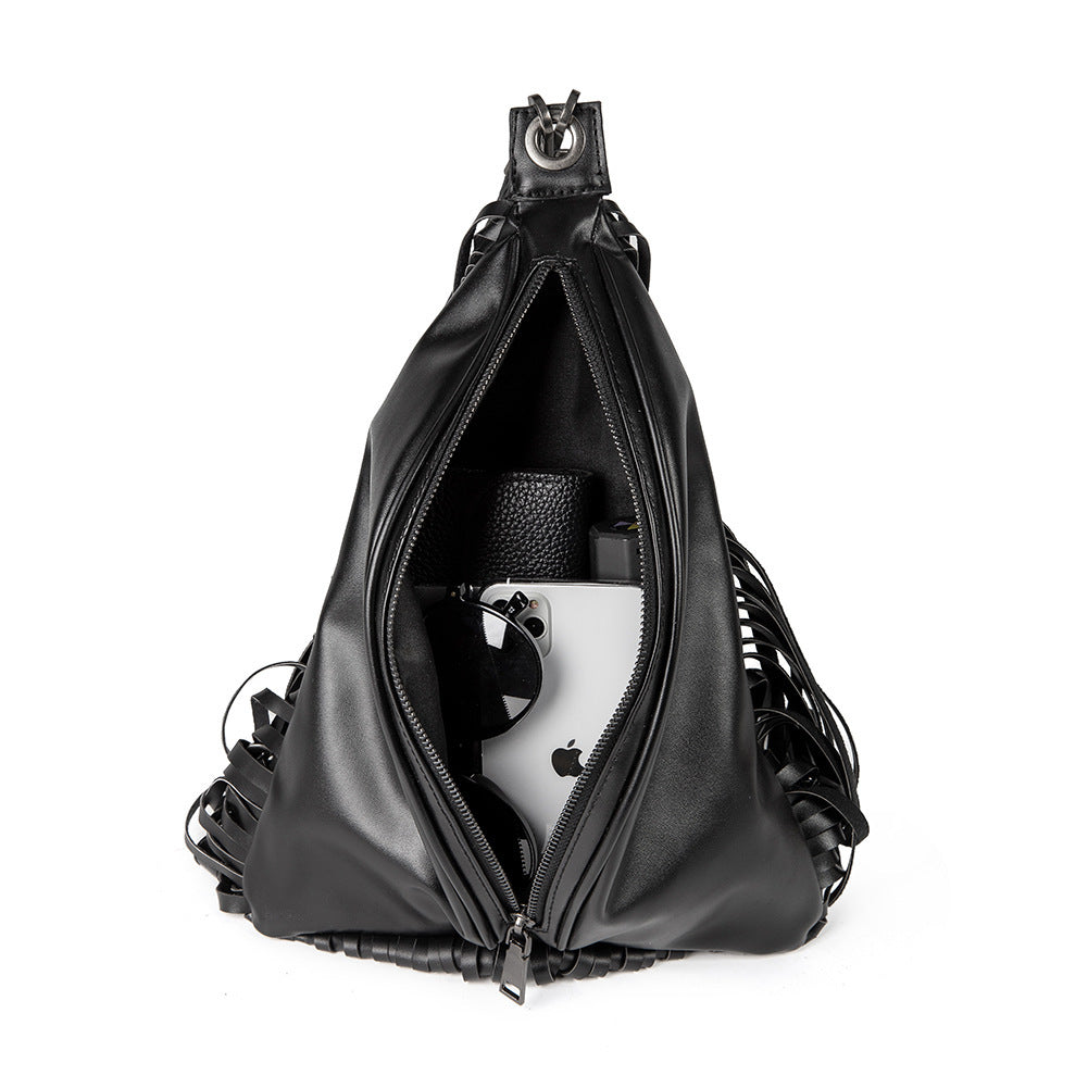 Outdoor Fashionable Tassel Backpack Wallet