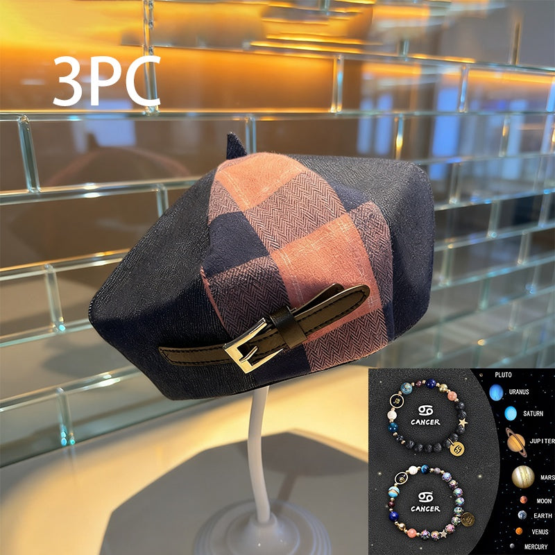 British-style Casual Painter Hat That Is Versatile And Can Show Off Your Face