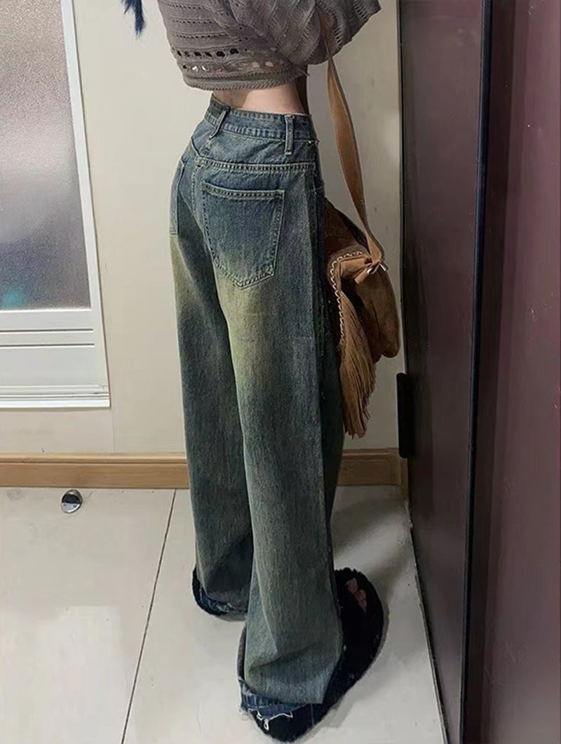Women's Vintage Loose Straight Leg Jeans