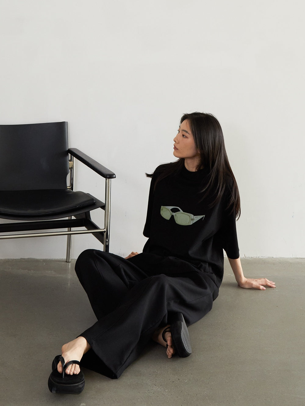 Women's Capsule Green Glasses Furniture Short Sleeve