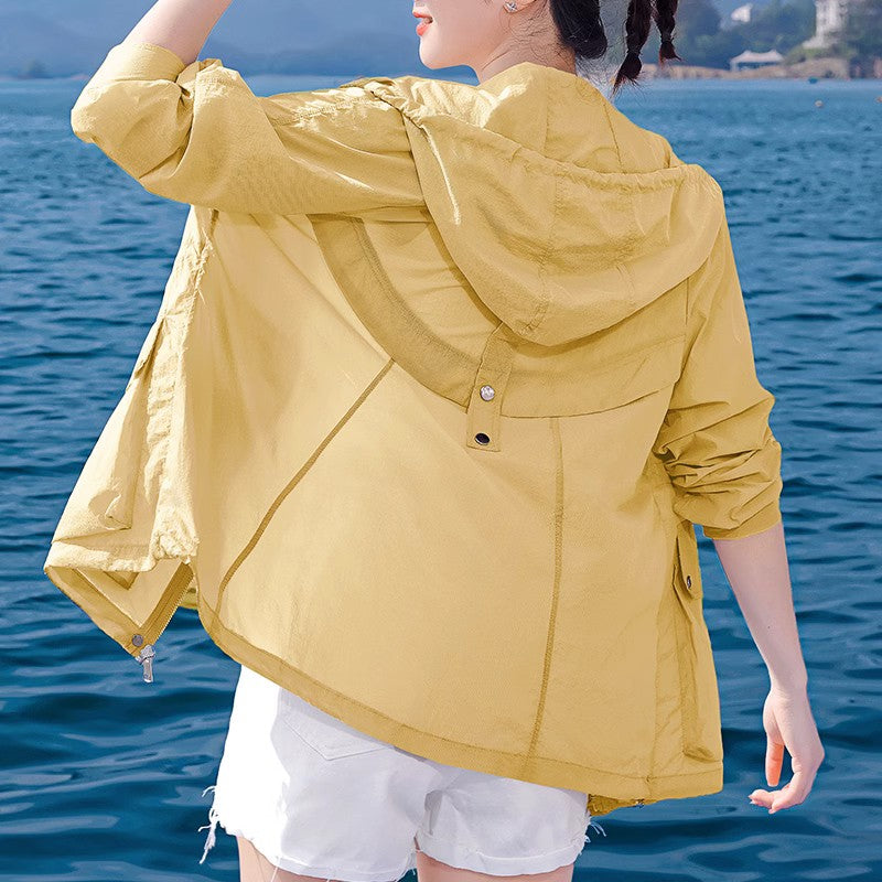 Women's Plus Size Fashion Sun Protection Jacket