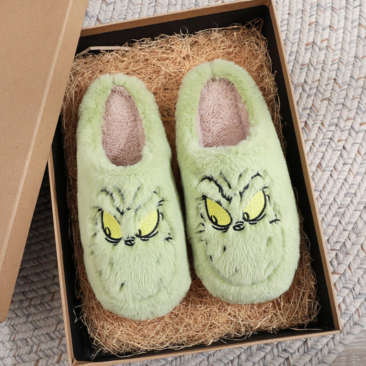 Cotton Slippers Male And Female Home Winter Warm Indoor Wool Sleeper
