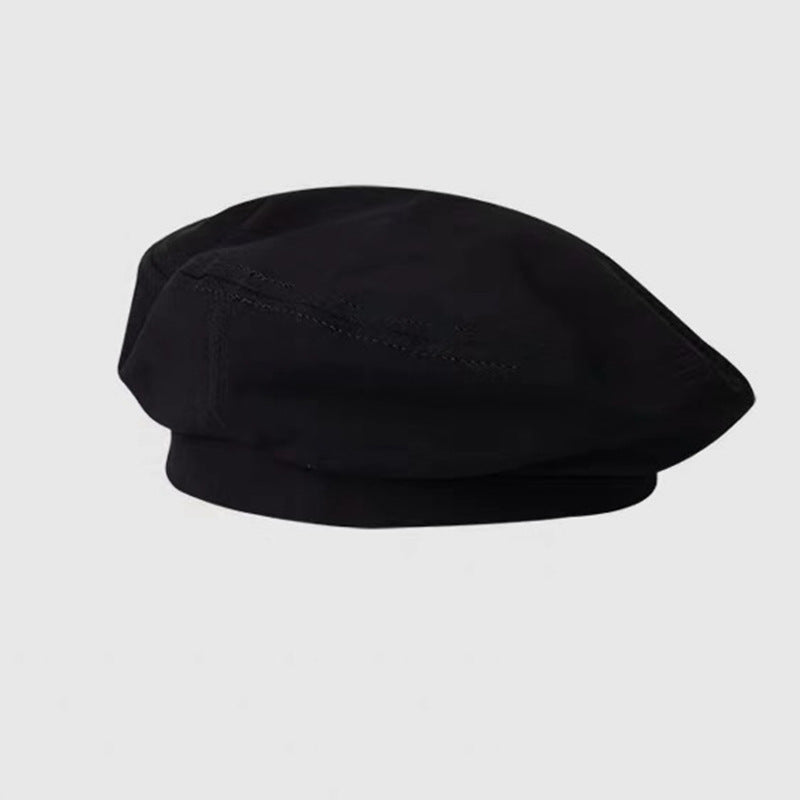 Breathable Beret, Solid And Versatile For Girls