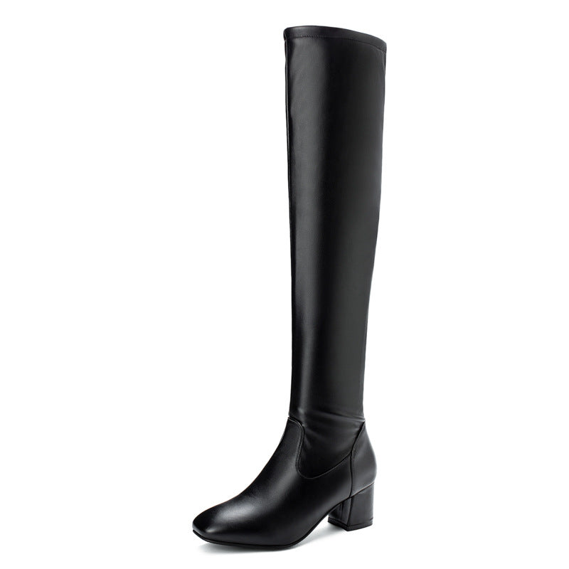 Over The Knee Boots Autumn And Winter Women's Shoes