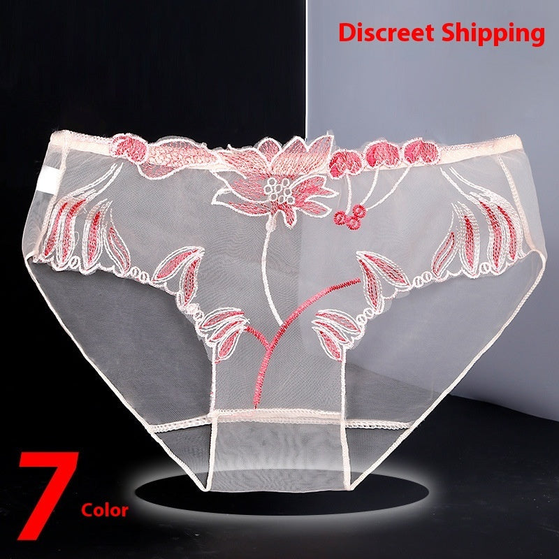 Charming Transparent Mesh Seamless Underwear Shorts