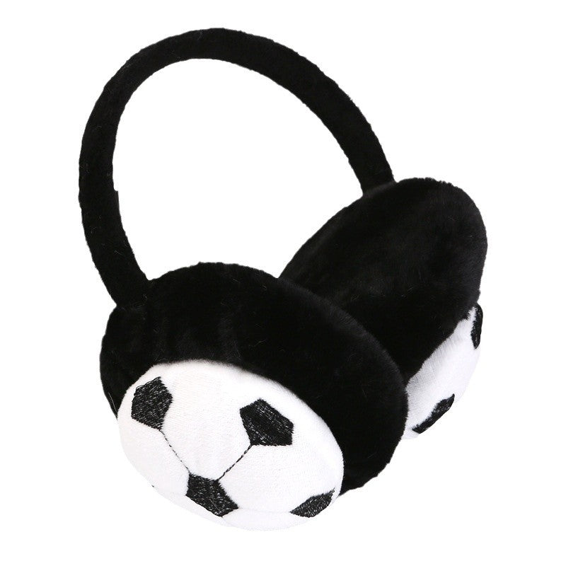 Earmuffs Warm Winter Cute Football Warm Set For Women