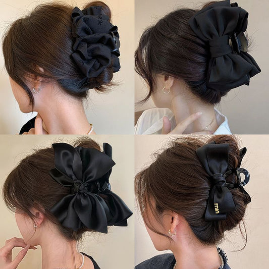 Black Hairpin Large Shark Clip Hair Accessories