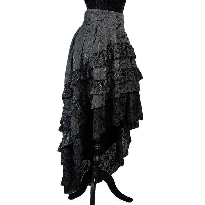 Retro Fashion And Personalized Lace Skirt For Women