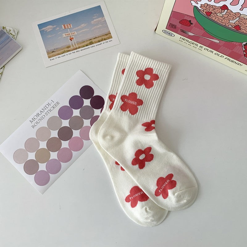 Personalized Sports White Women's Socks