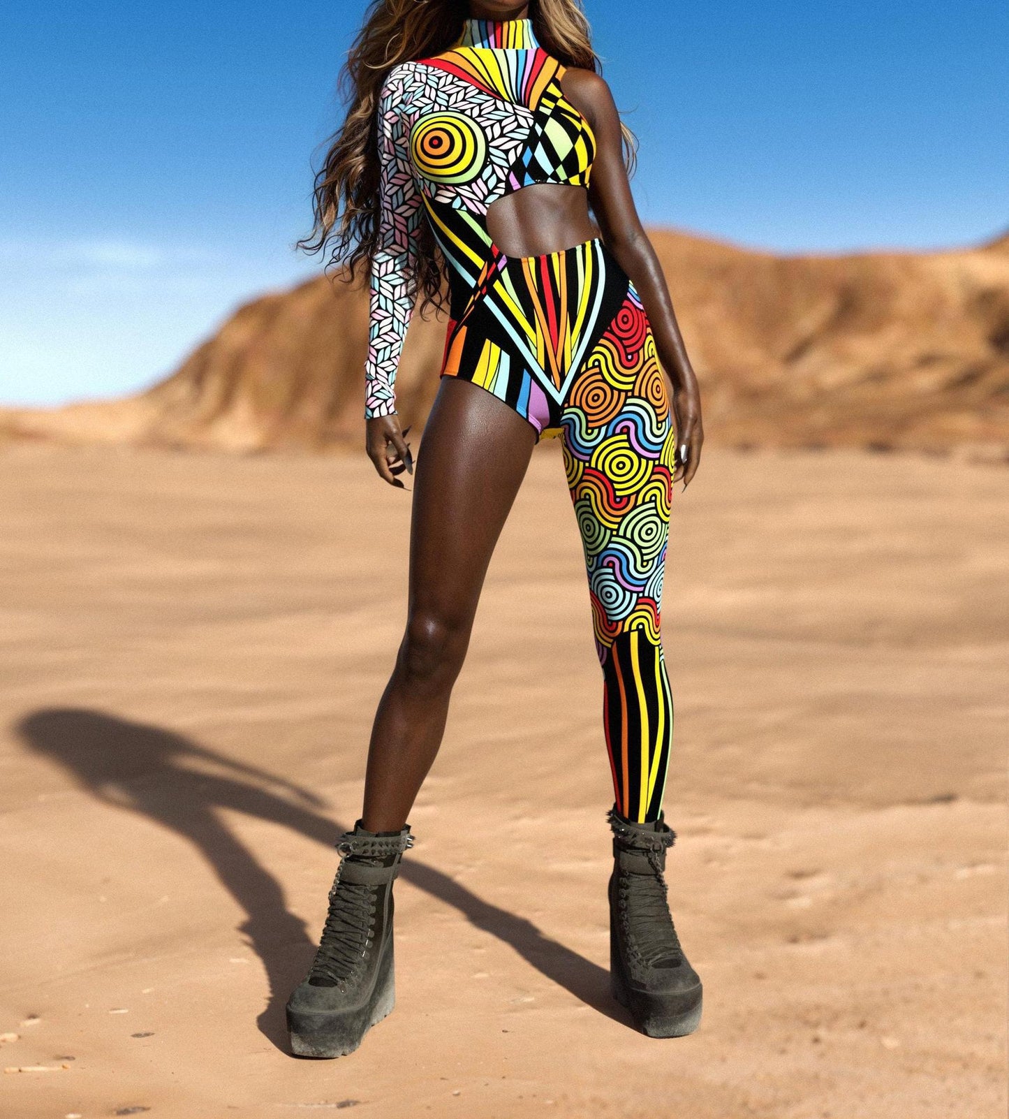 Halloween New Tights 3D Digital Printing One-piece Costume