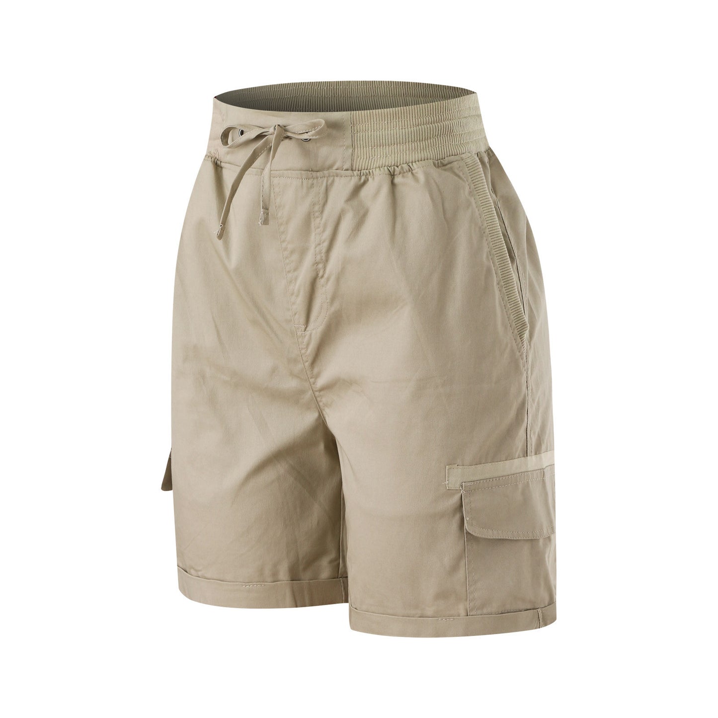 Women's Fashion Casual Loose High Waist Cotton Linen Shorts
