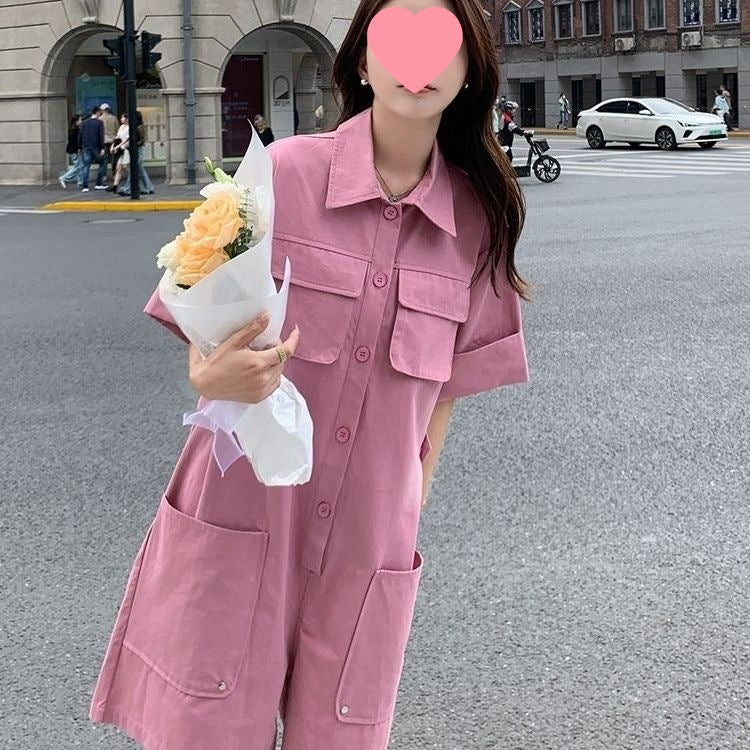 Womens Stylish Slimming Casual One-piece Shorts