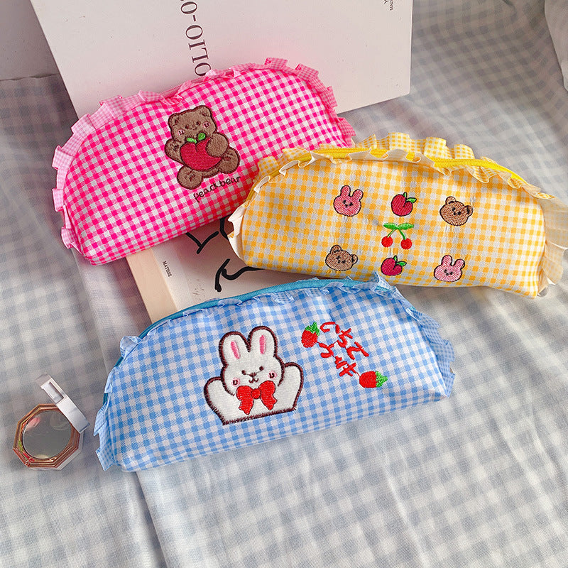 Girls High-value Primary School Students Cute Net Red Stationery Pencil Case