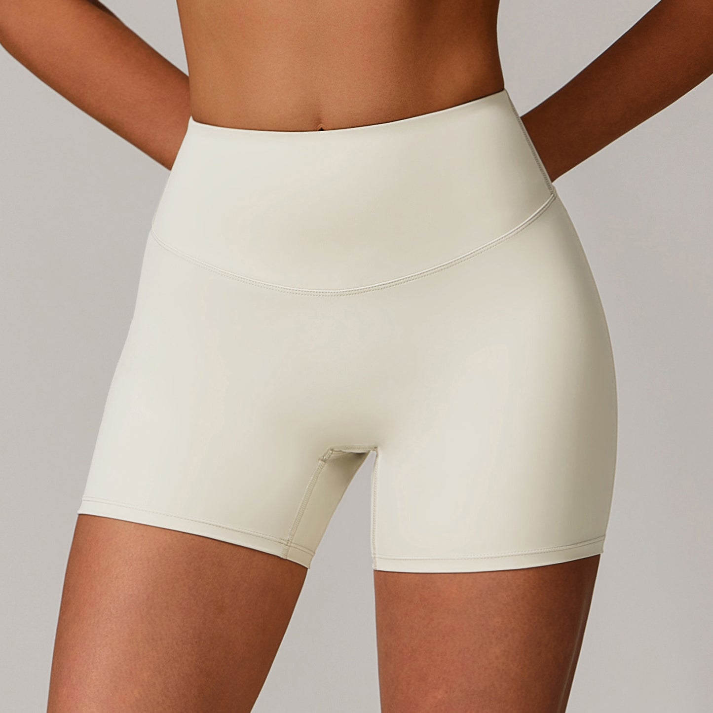 High Waist Hip Lift Yoga Shorts Running Exercise Shorts