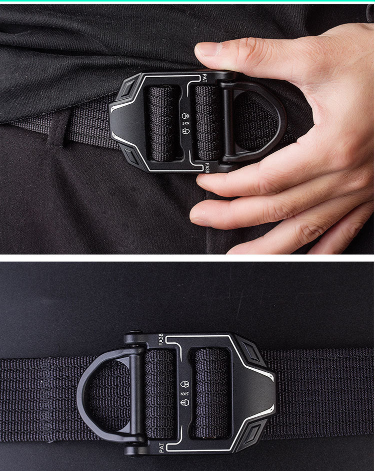 New Military Fan Outdoor Tactics Belt Men's Multi-functional Waist Seal Training Nylon Canvas Special Forces Belt