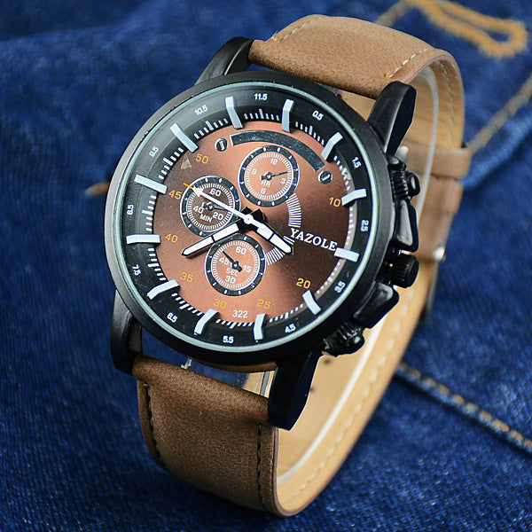 Department of sports leisure business men male belt table quartz watch waterproof fashion fashion men's custom