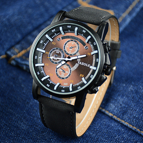Department of sports leisure business men male belt table quartz watch waterproof fashion fashion men's custom