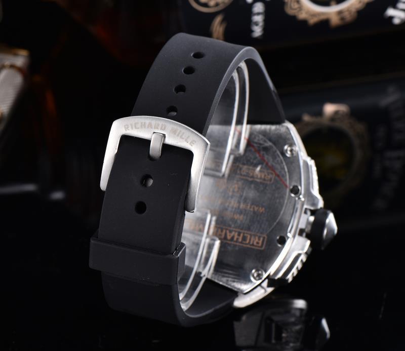 Ghost Head Silicone Belt Quartz Watch