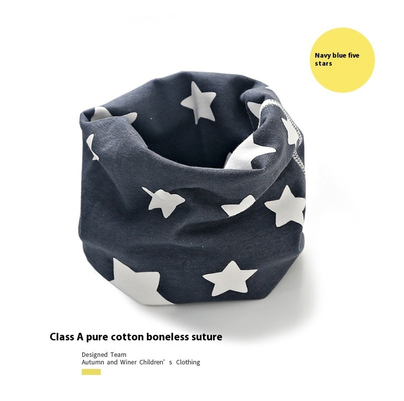 Cotton Autumn And Winter Windproof Warm Cartoon Bandana