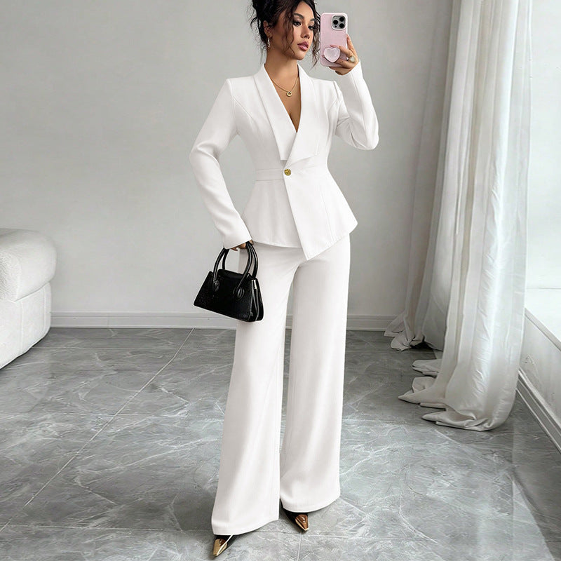 Women's Casual Pants Suit Two-Piece Set