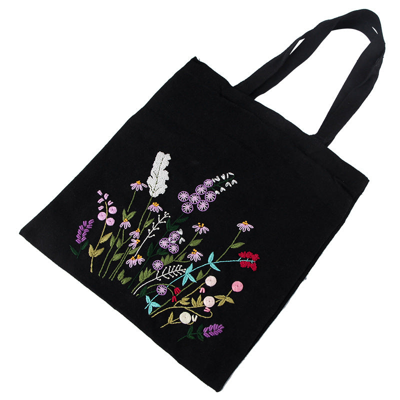Hand-embroidered Self-embroidered Material Bag