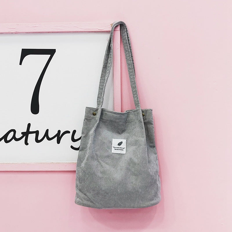 Large Capacity Leisure Shopping Bag Student Art Shoulder