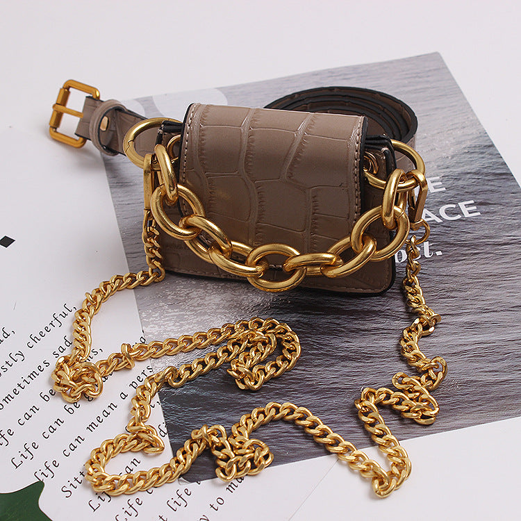 Versatile not monotonous small waist bag
