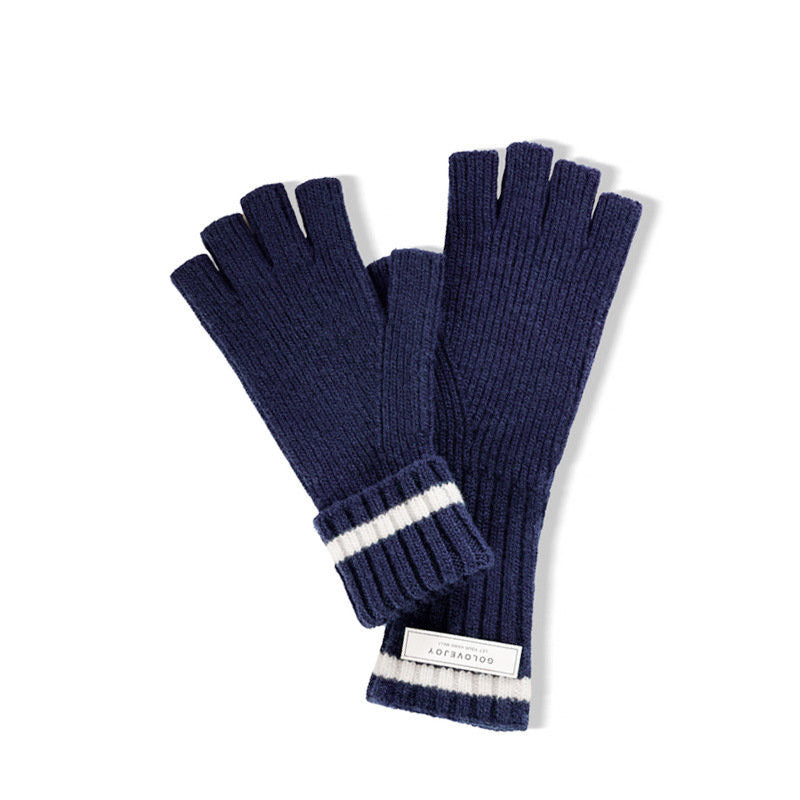 Women's Wool Knitted Long Gloves