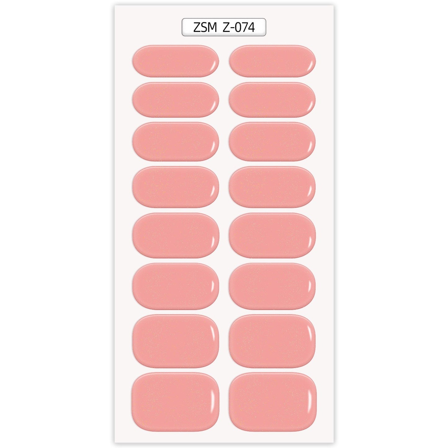 Waterproof Anti-overflow Semi-curing Gel Nail Stickers
