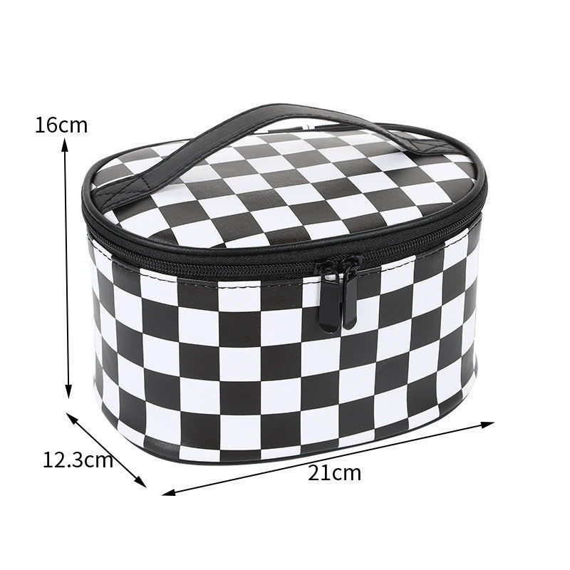 Retro Simple Cosmetic Bag Large Capacity Fashion Portable Storage