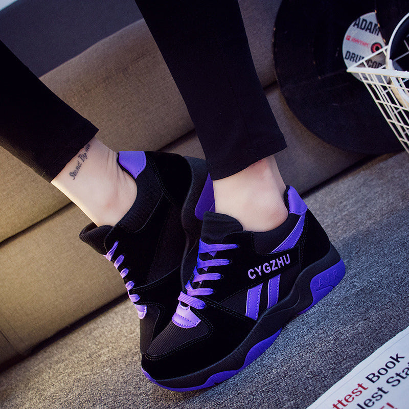 Sports Shoes Platform Sneakers Student Shoes