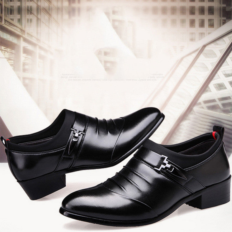 Leather Men's Large Size Formal Business Casual Shoes