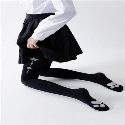 Cute Three-dimensional Meat Pad Pantyhose Over The Knee