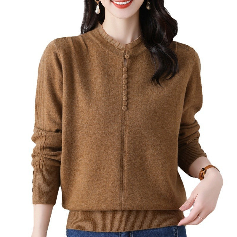 Women's Wool Sweater Autumn And Winter Loose
