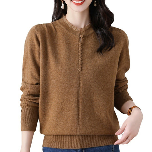 Women's Wool Sweater Autumn And Winter Loose