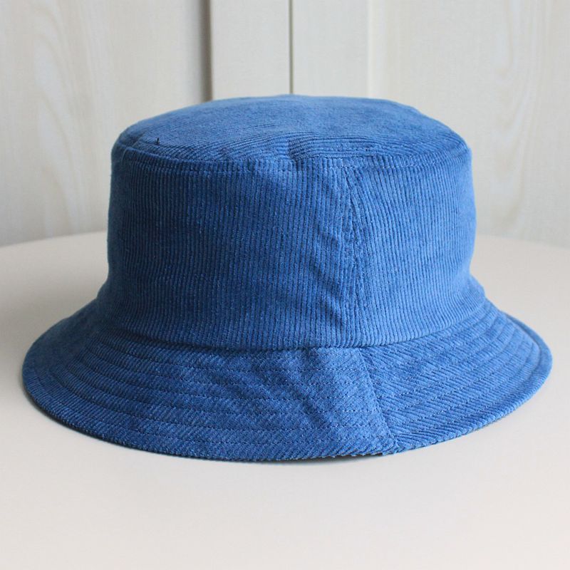 Large Size Fisherman's Hat Women's Oversized Corduroy