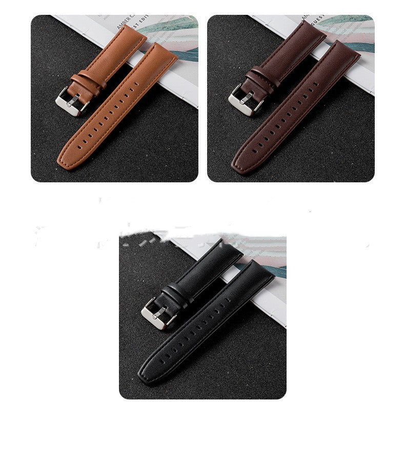 Leather Watch 22mm Accessories Cowhide Hand Strap