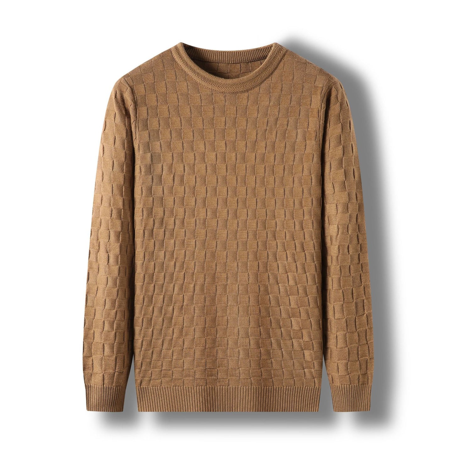 Sweater Rund Hals Sweater Afslappet Tynd Løs T-shirt
