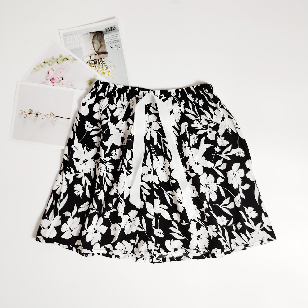 Women's Cotton Silk Shorts Plus Size Homewear Beach Pants