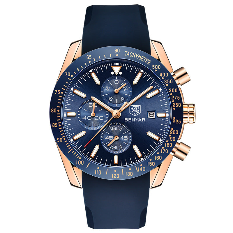 Binya explosion watch male quartz watch multi-function