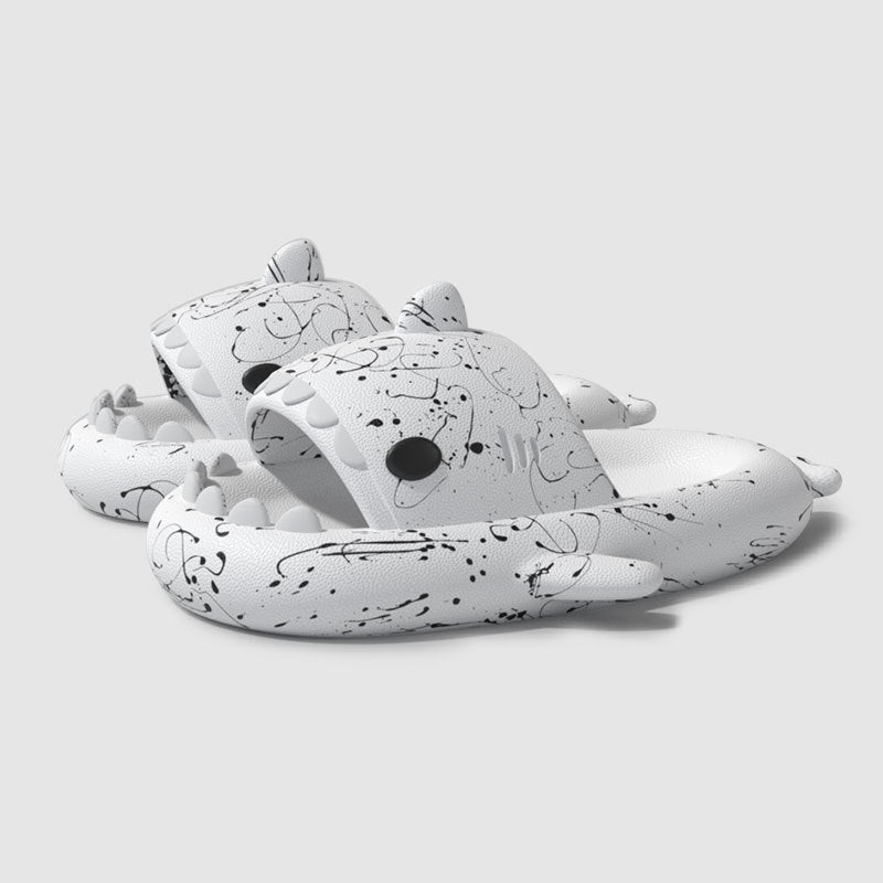 Limited Shark Slippers Non-slip Thick Bottom Shit Feeling Couple