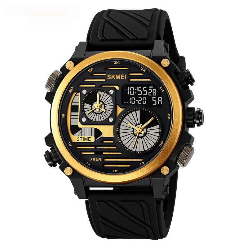 Mens Outdoor Exploration Multi-Function Waterproof Silicone Paracord Watch