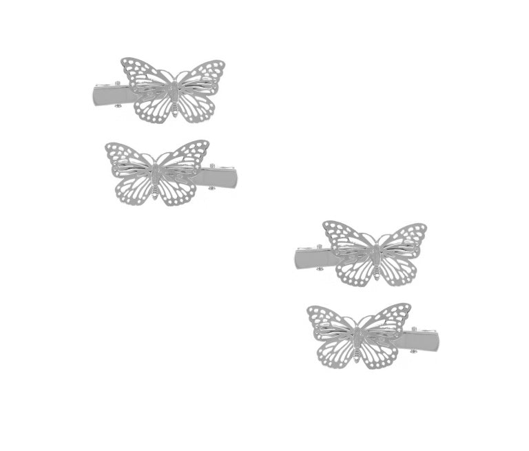 Creative new butterfly paired hairpin three-dimensional